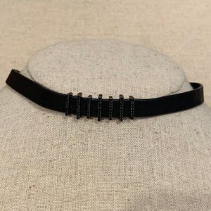 Black Leather Choker